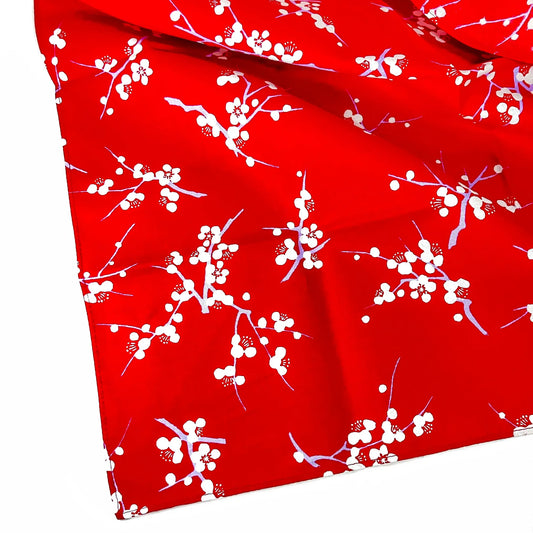 Furoshiki Bag Set – The Kinmokusei Bloom (Small, Plum, Cotton)