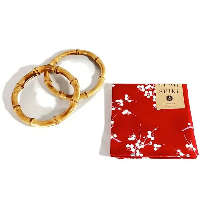 The Kinmokusei Bloom – Transforming Wrap Set (Small, Plum, Cotton)