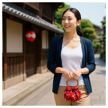 The Kinmokusei Bloom – Transforming Wrap Set (Small, Plum, Cotton)