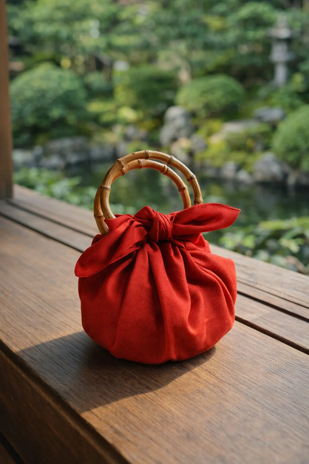 Furoshiki Bag Set – The Kinmokusei Bloom (Medium, Solid, Polyester)