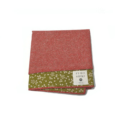 Japanese Furoshiki Cloth (Samekomon, Reversible) – Small, Cotton