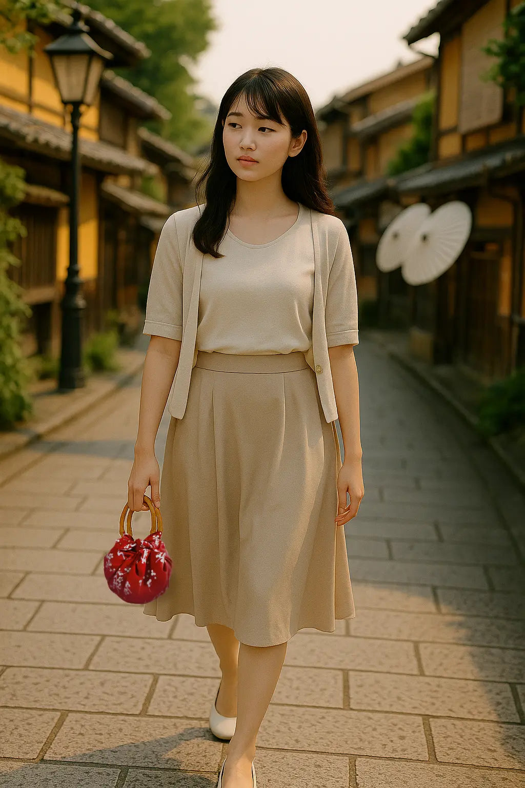 The Kinmokusei Bloom – Transforming Wrap Set (Small, Plum, Cotton)